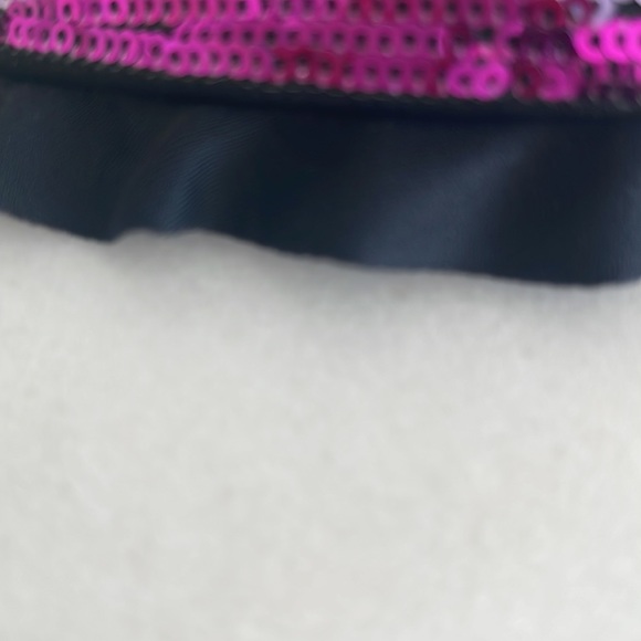 Victoria Secret sequin multi color bathing suit top sz 34B string closures - Picture 7 of 7